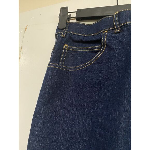 Men's Blue Wolf by Haband Jeans Size 40S  Blue Stretch Zip Fly 40x22 Denim - Picture 2 of 12